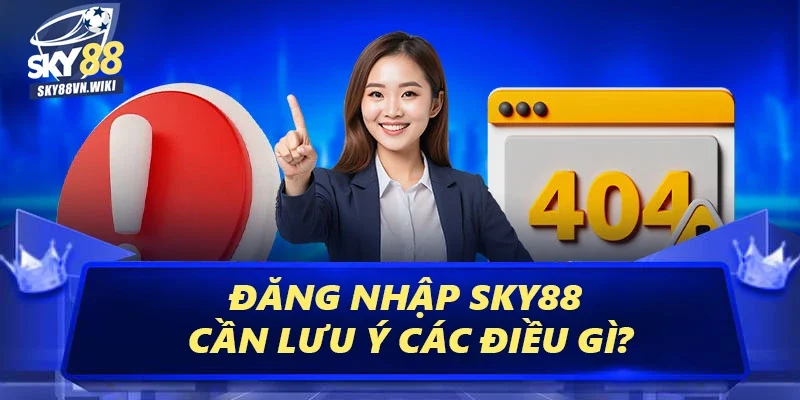 Bật Mí Cách Đăng Nhập Sky88 An Toàn Nhất Cho Người Mới 4 Đăng nhập Sky88 cần lưu ý các điều gì?